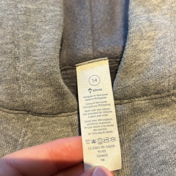 Ivivva grey zip up size 14 - Picture 4 of 7